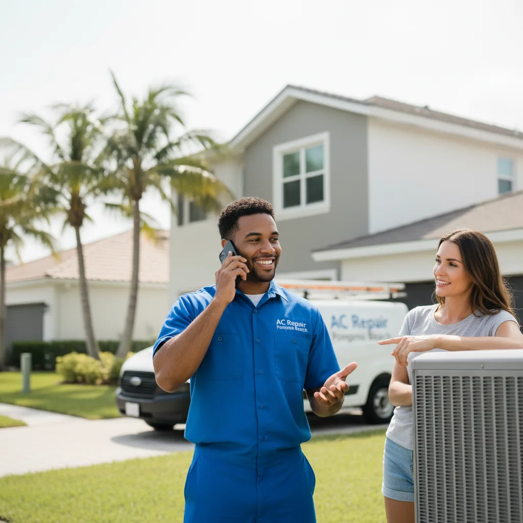 AC Repair Pompano Beach customer support in Islip Terrace